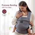 thumbnail image 2 of Momcozy Baby Carrier Newborn to Toddler Ergonomic, Cozy and Lightweight Infant Carrier for 7-44lbs, Effortless to Put On, Ideal for Hands-Free Parenting, Enhanced Lumbar Support, 2 of 7