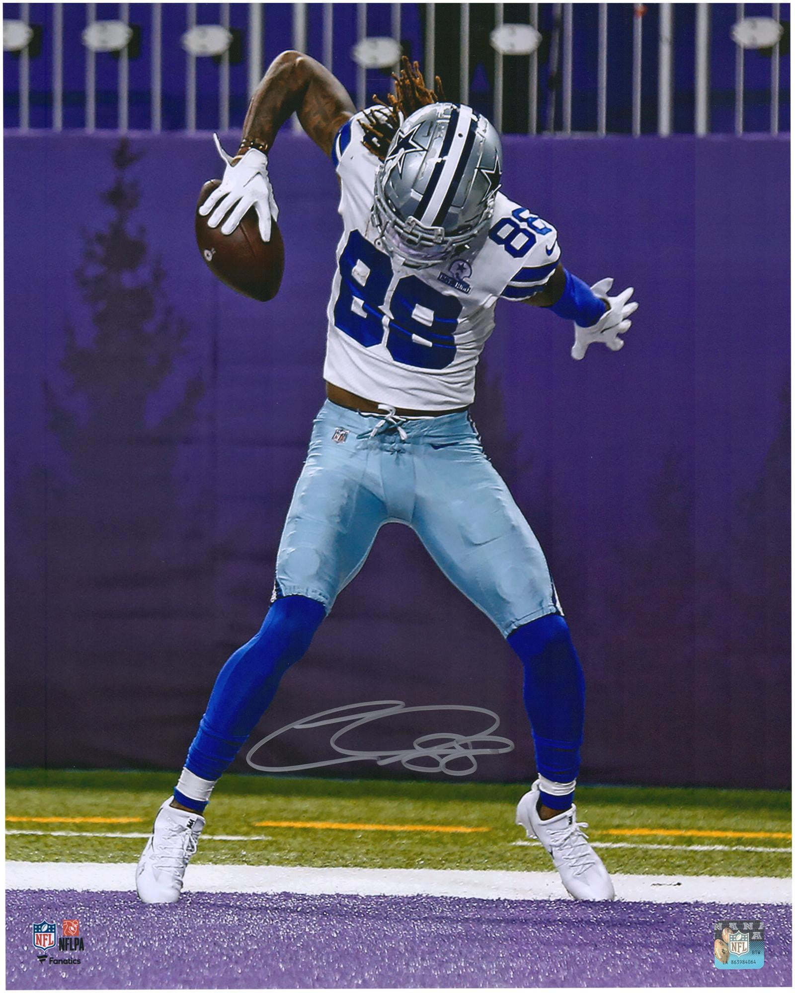 Ceedee Lamb Dallas Cowboys Autographed 16" x 20" Touchdown Celebration