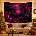 thumbnail image 3 of Dominated Envelope Slightly With Sealed Ornate Heart Emblem, Mystical Fantasy for Space Lovers, Galaxy Room Decor, Valentine's Day Gift, Tapestry Wall Hanging for Bedroom and Dorm, 3 of 7