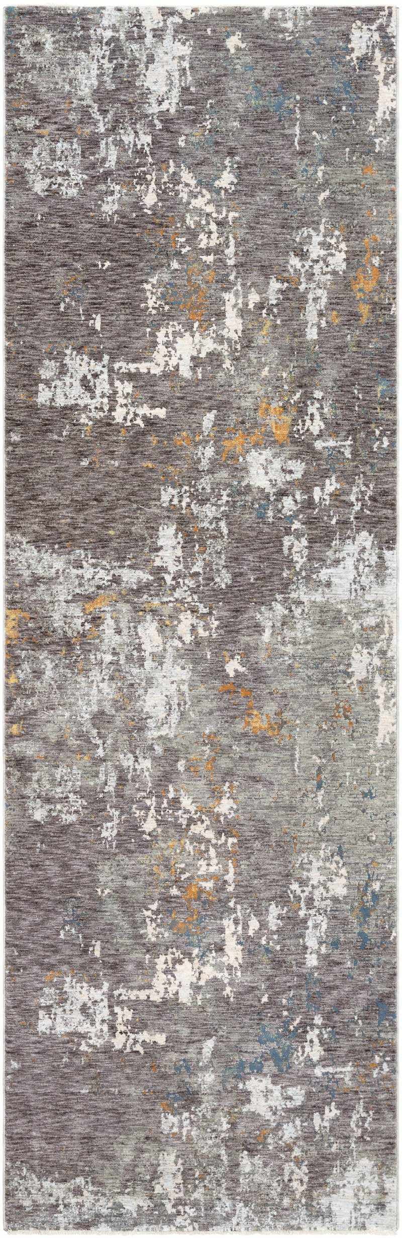 Mark&Day Area Rugs, 3x10 Jardinga Modern Charcoal Runner Area Rug (3'3
