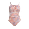 thumbnail image 2 of lnmuld Girls Adjustable One Piece Swimsuit Beach Swimwear Size：7-8 Years, 2 of 3