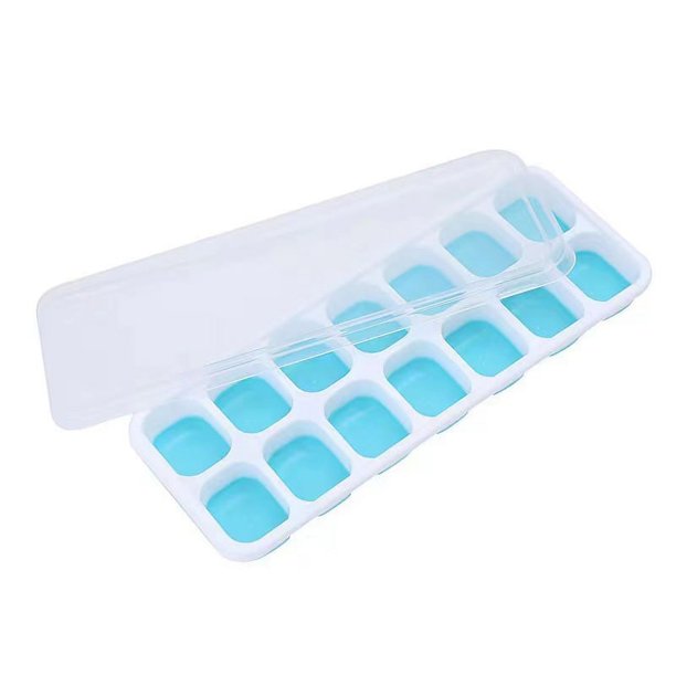 Molde de silicona para helado con fondo blando, tapa para caja de helado, molde para helado
