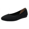 thumbnail image 2 of Women's Ballet Flat Shoes with Round Toe, Knit Slip-On Ballerina Walking Flats, Dress Shoes for Women, 2 of 11