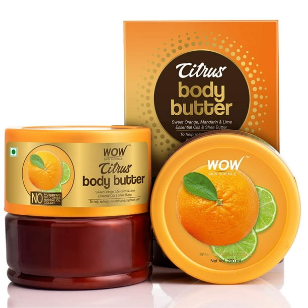 Wow Skin Science Body Butter Citrus 200ml Walmart Com Walmart Com