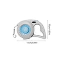 thumbnail image 3 of Tuvgenk Retractable Dog Leash Blue, 10ft Nylon Tape for Small Medium Dogs, One Hand Brake Control with Shock Absorbing Strap for Walking Training, 3 of 6