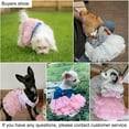 thumbnail image 7 of Dog Tutu Dresses Puppy Bow Knot Dress Pet Princess Dresses Striped Mesh Puppy Dog Dresses for Small Medium Cat Puppy Doggie Thanksgiving Christmas Clothes, 7 of 7