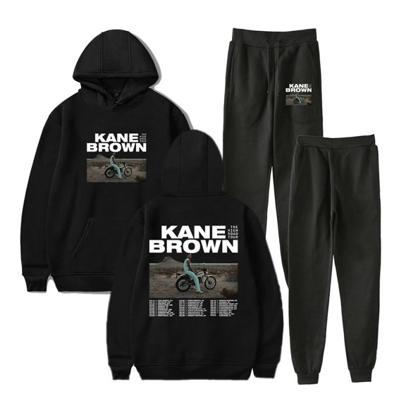 Kane Brown High Road Tour Hoodies Jogger Pants Two Piece Set Sweatshirts Sweatpants Women Men's Set