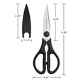 thumbnail image 6 of Heavy Duty Kitchen Scissors, Come-Apart Poultry Shears for Chicken and Meat, Black, 6 of 7