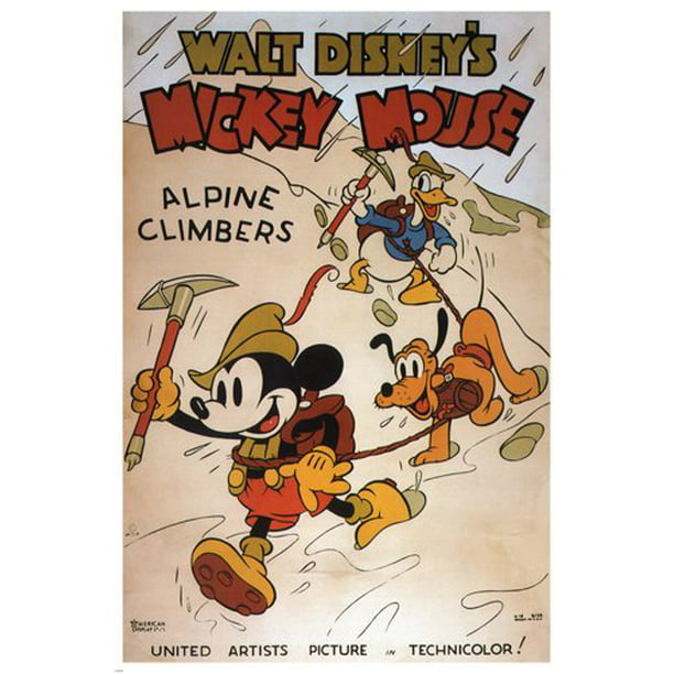 Walt Disney Mickey Mouse Alpine Climbers Movie 1936 Cartoon 24