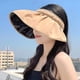 thumbnail image 2 of Zhuge Visera para mujer con protección UV mejorada, sombrero para el sol plegable para mujer, este sombrero de concha se puede usar como diadema (azul marino), 2 of 4