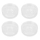 thumbnail image 1 of 4pcs cajas de embalaje redondas acrílicas transparentes para buddha brazalete, 1 of 5