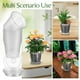 thumbnail image 4 of 8 macetas de orquídeas de plástico transparente con orificios de drenaje, macetas ranuradas para orquídeas con platillo incluido, 4 of 7