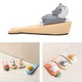 thumbnail image 5 of Cute Door Stopper Bumpers Non Slip Heavy Duty Anti-Pinch PVC Animal Shape Wedge Door Stop Doorstop for Door Clearance Family , Cat, 5 of 7