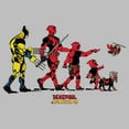 thumbnail image 2 of Women's Marvel: Deadpool & Wolverine Evolution Graphic T-Shirt, 2 of 4