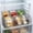 White S 1 Pack, variant on AuroraX Refrigerator Door Storage Bin Fridge Side Shelf Basket Clear Large Capacity Stackable Food Grade Kitchen Pantry Produce Container White