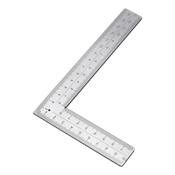 L Shaped Rulers Woodworker Square Framing Rulers Steel Right Slopes Rulers 90 Degree Square L Rulers for Engineers