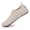 Beige, variant on VeFlora Women's Rhinestone Barefoot Water Shoes, Quick-Dry Non- Aqua Socks, Breathable -On Shoes for Beach, Swim, Yoga, Travel & Indoor(Sky Blue/37)