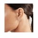thumbnail image 4 of Aretes Xtellar Dorados Con Zirconia Azul Y Diseño Rejilla, 4 of 4
