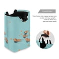 thumbnail image 3 of Yayeee Freestanding Laundry Hamper with Handle Collapsible Large Storage Basket for Clothes, Capybara Splash, 3 of 7