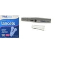1 TRUEdraw Lancing Device and True Plus Lancets 28g, Box of 100