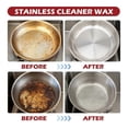 thumbnail image 3 of Stainless Steel Stain Cleaner and Polish, Stainless Steel Cleaning Wax, Powerful Cookware Cleaning Paste, Stainless Steel Stain Remover, 3 of 5