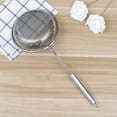 thumbnail image 3 of Voiceine Stainless Steel Colander Scoop, Hot Pot Skimmer Spoon Skimmer Slotted Spoon for Home Restaurant ( 16 ), 3 of 10