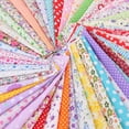 thumbnail image 3 of 100 Pcs Coton DIY Motif Assorti Tissu Patchwork Imprimé Floral Couture Quilting 100x100mm, 3 of 7