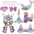 thumbnail image 7 of RUseeN 75 PCS Magnetic Tiles Toys for 3 4 5 Year Old Girls Boys, Castle Magnet Toy Building Block for Kids Toddlers, Magnetic Blocks Montessori STEM Toys for Toddler Girls Gifts, 7 of 7