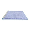 thumbnail image 2 of Ahgly Company Machine Washable Indoor Rectangle Solid Blue Modern Area Rugs, 7' x 10', 2 of 4