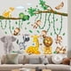 thumbnail image 5 of Pegatinas de pared con diseño de animales y mesa de altura de globo aerostático, pegatinas de pared para decoración de pared para sala de estar, dormitorio, habitación infantil, 5 of 7