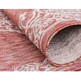 thumbnail image 6 of Rugs.com Outdoor Traditional Collection Rug – 8' x 11' Rust Red Flatweave Rug Perfect For Living Rooms, Large Dining Rooms, Open Floorplans, 6 of 8