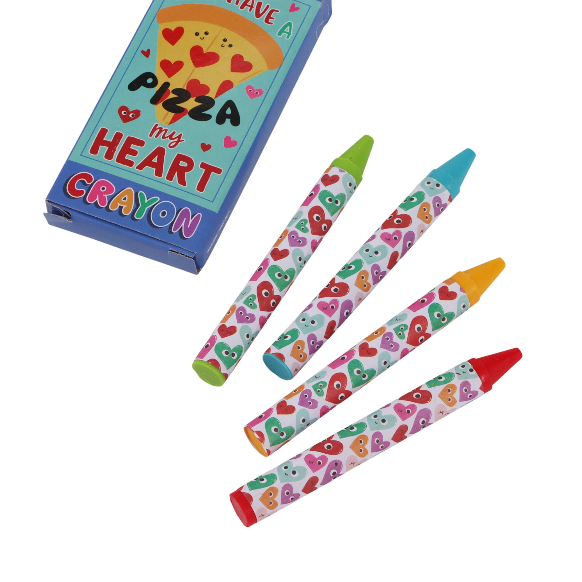 Valentine 8 Crayon Boxes, Paraffin and Paper Material, Ages 3+, by Way to Celebrate