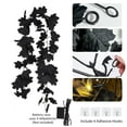 thumbnail image 4 of DAMAI Fall Decor Black Garland, Black Decorations Halloween Garland,5.7Ft Black Hanging Artificial Vine for Halloween Home Party Decor, 4 of 6