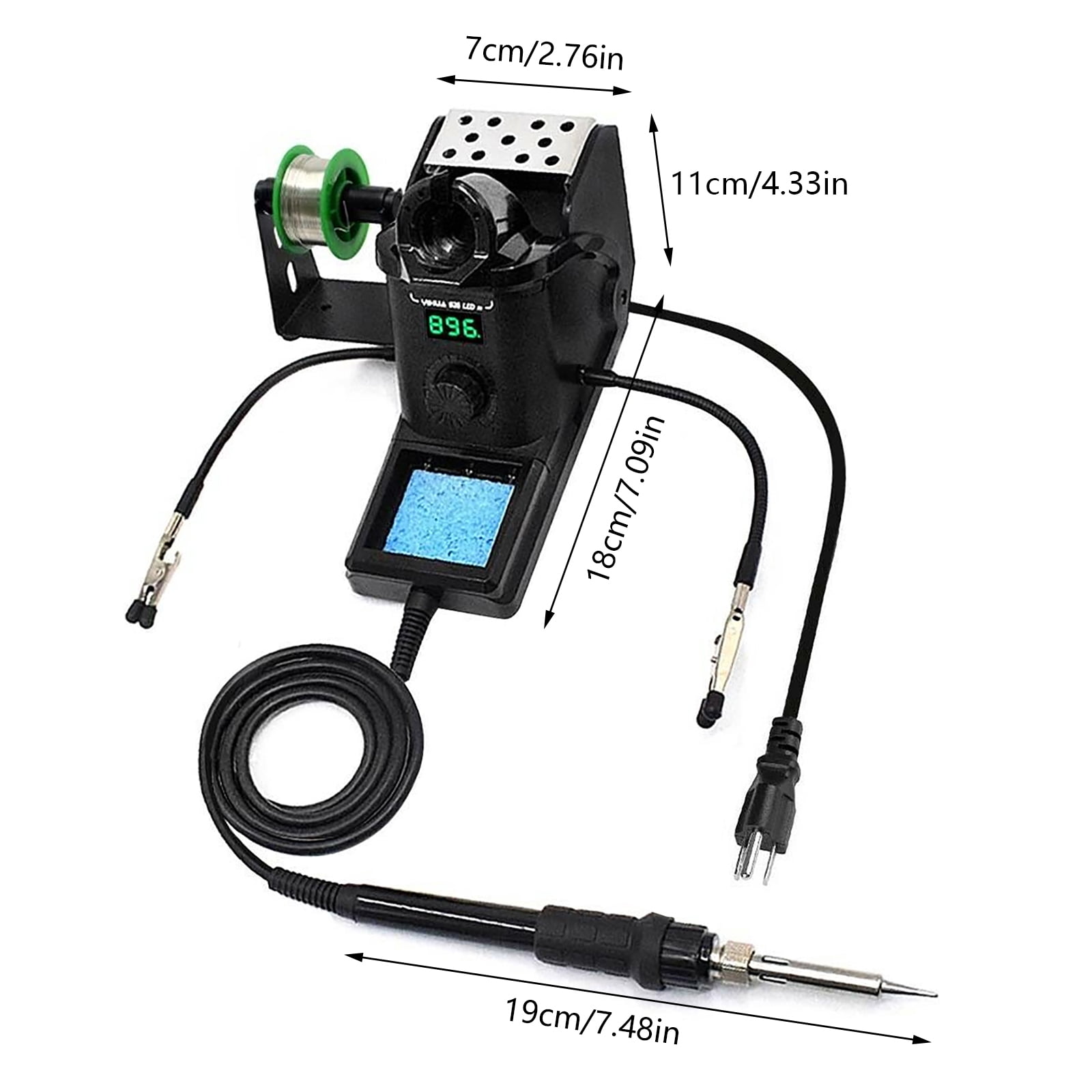 Digital Display Soldering Iron Station Kit, 130W Soldering Iron, Adjustable Temperature Soldering Iron