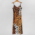 thumbnail image 5 of Wild Animal Print Collage Pattern Sleeveless Dress Loose Women's Dress Dresses Luxury Evening Dresses, 5 of 9