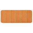 thumbnail image 1 of Orange Kitchen Mat, Vibrant Old Fashion Trippy with Unusual Shapes in Earthen Toned Display, Plush Decorative Kitchen Mat with Non Slip Backing, 47" X 19", Multicolor, by Ambesonne, 1 of 1