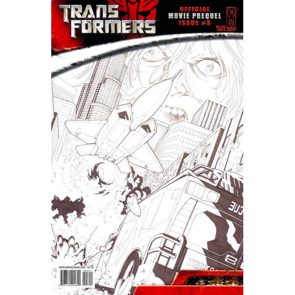 Transformers: Movie Prequel #3B VF ; IDW Comic Book