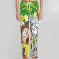 thumbnail image 5 of Rick And Morty Pajamas Pants 3D Printing Wide Leg PJ Pant Loungewear Casual Comfy Sleepwear Lounge Pants for Men Women3XL, 5 of 9