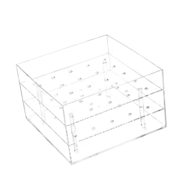 Caja de Flores Acrílico Rose Flower Arreglo Caja de 25 agujeros