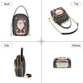 thumbnail image 3 of FORMRS Crossbody Bag for Women Quilted Travel Shoulder Cell Phone Purse with Chain Strap Handbag, Blue Christmas Santa, 3 of 7