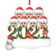 thumbnail image 1 of Fiudx Adorno Navideño Personalizado, Decoración Navideña de Pvc, Diseño Familiar Personalizable, Material Duradero, Ideal para Colgar En El Árbol, Ideal para Regalar, Tamaño 10 Cm, Edición 2021, 1 of 6