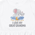 thumbnail image 4 of Inktastic I Love My Great Grandma Cute Elephants in Night Sky Girls Toddler Dress, 4 of 5