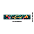 thumbnail image 3 of Floral Themed Happy Retirement Backdrop Banner Party Decoration Retirement Party Supplies Photography Props Celebration Decor Background Decorations, 3 of 8