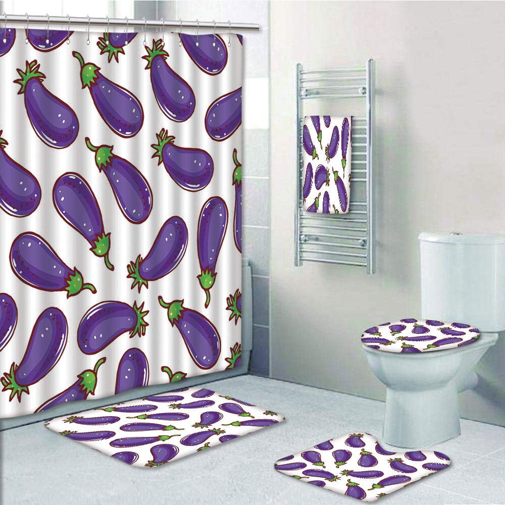 PRTAU Eggplant Cute Eggplants with Spots on a Healthy Foods Eating 5