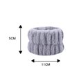 thumbnail image 2 of 2 uds muñequera absorbente banda de toalla de lavado de franela reutilizable para lavarse la cara JShteea Cuidado Belleza, 2 of 7