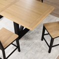 thumbnail image 3 of Steve Silver Magnolia 36" Counter Table, Black Base, 3 of 11