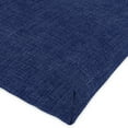 thumbnail image 2 of Jordan Manufacturing 44" x 22" Celosia Indigo Blue Crosshatch Rectangular Outdoor Chair Cushion with Ties and Hanger Loop, 2 of 10