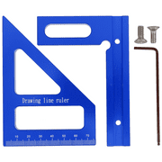 Carpentry Ruler Woodworking Measuring Tools Angle Carpenter Square 90 Degree Right Aluminum Alloy