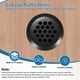 thumbnail image 4 of Uxcell Paquete de 20 Respiraderos de Soffit Circulares, 25mm/0.98 Pulgadas de Malla de Ventilación Redonda de Acero Inoxidable para Baño Hogar/ Oficina/Cocina/Armario/Guardarropa [Negro], 4 of 7