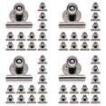 thumbnail image 1 of 12 Uds. Imanes Clips Fuertes para Nevera Magnéticos Metal 38mm Ancho Refrigerador, 1 of 5